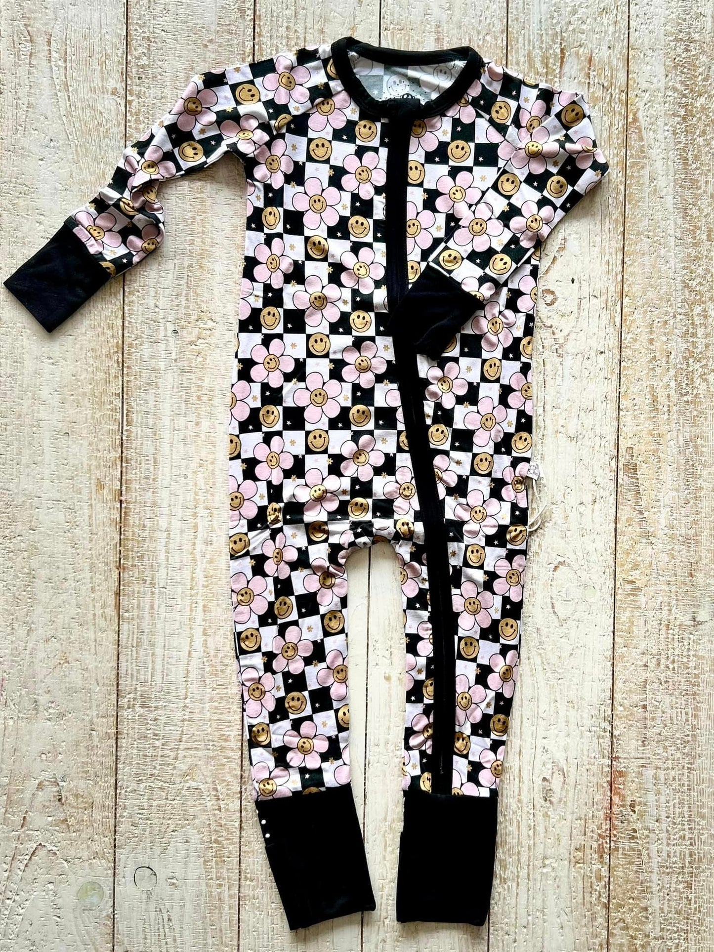 Checker Daisy Onesies