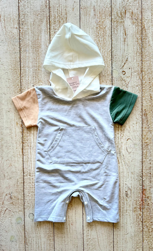 Kangaroo Pocket Grey Onesie