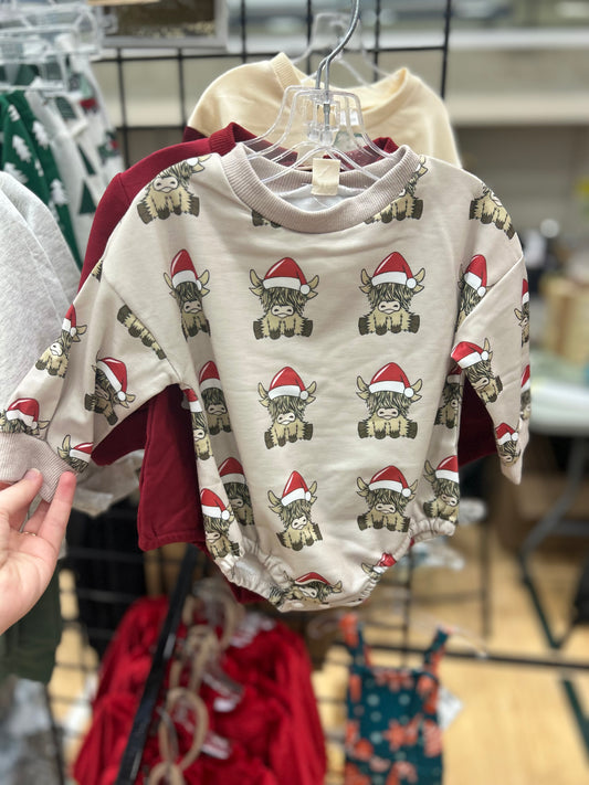 Christmas Highland Cow