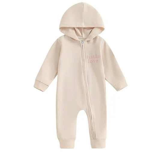 Beige Little Love Onesie