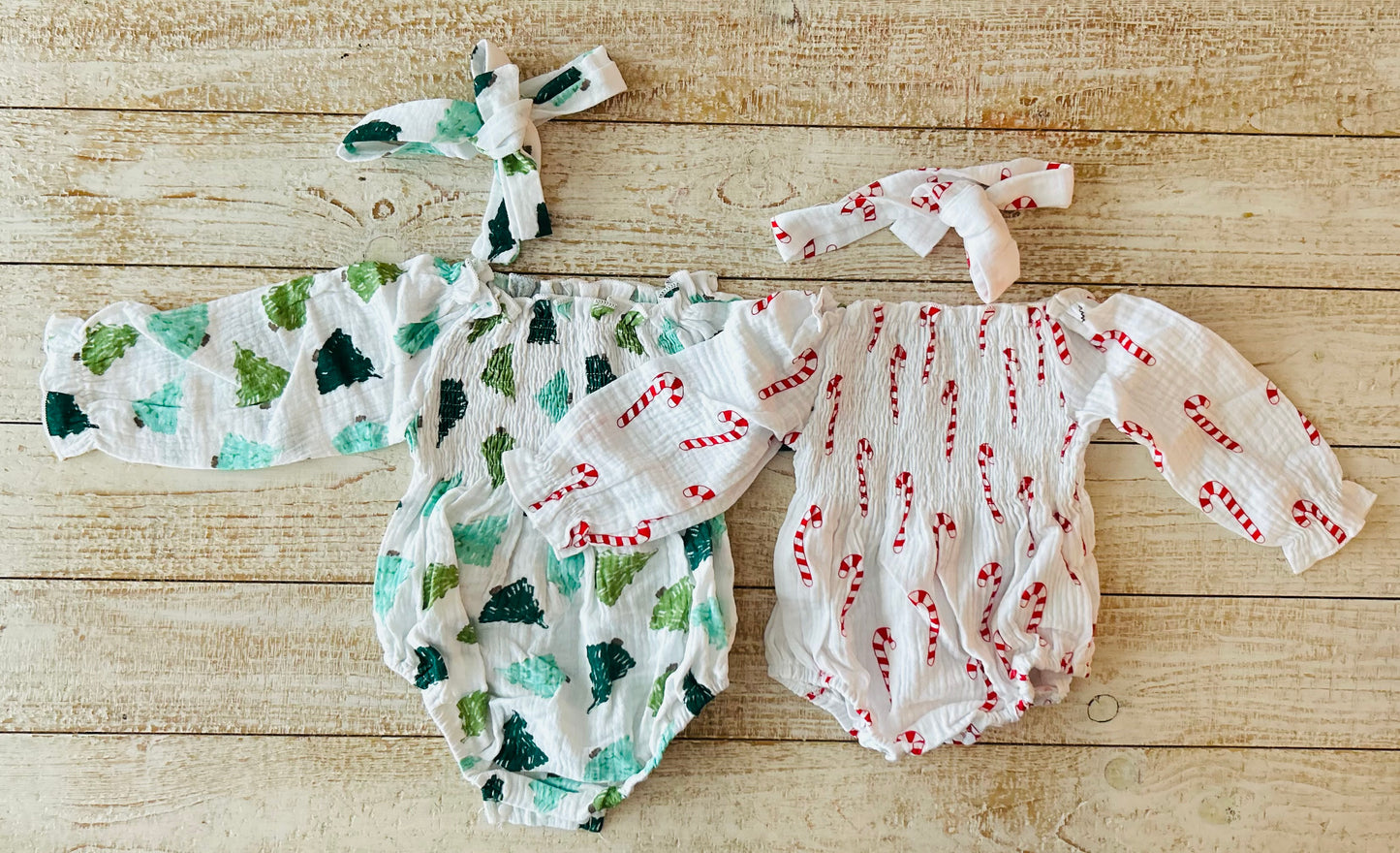 Christmas Tree Bow & Romper