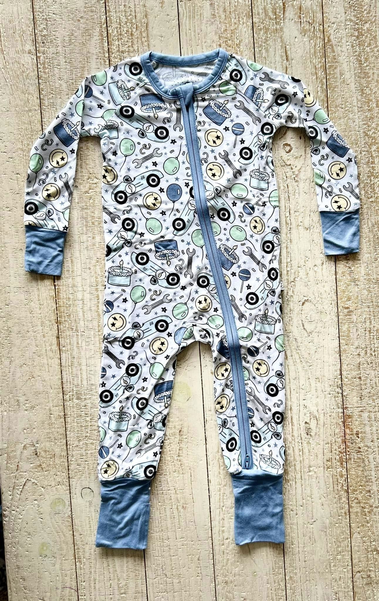 Racecar Birthday Onesies